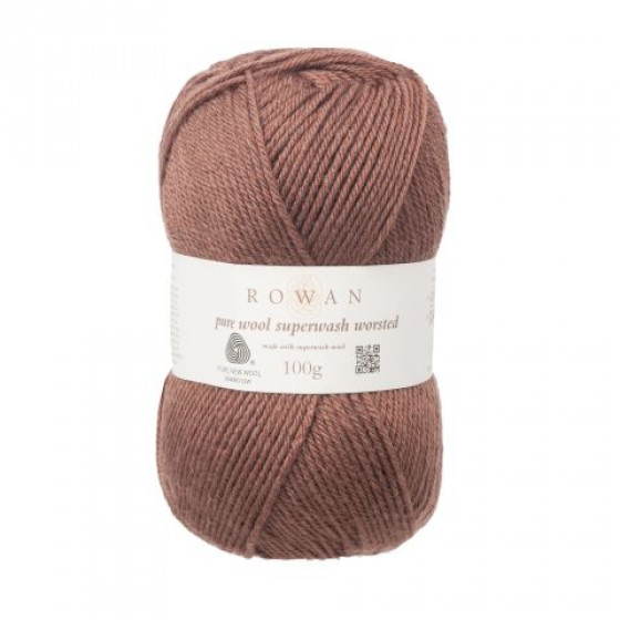 Пряжа, Rowan Pure Wool Worsted 188 коричневый