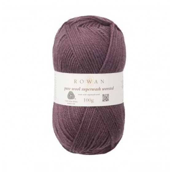 Пряжа, Rowan Pure Wool Worsted 190 слива