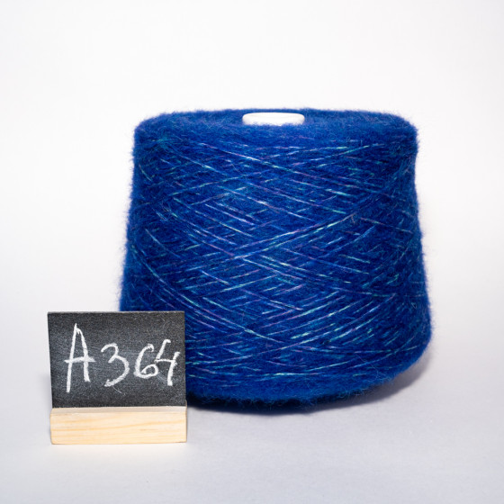 Пряжа, Альпака шнурок синька, мультиколор, Losail А364