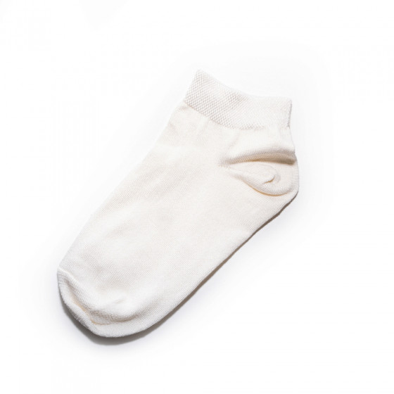 Носки детские шелковые укороченные, белые, размер 18-20, НС110