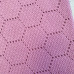 Сумка крючком "Геометрия", розово-серая, СК01